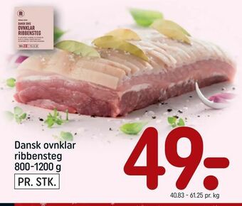 REMA 1000 Dansk ovnklar ribbensteg tilbud
