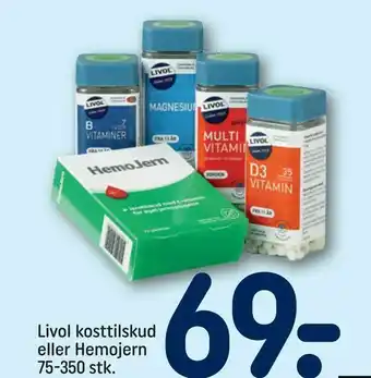 Livol kosttilskud eller Hemojern