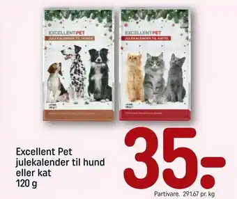 REMA 1000 Excellent Pet julekalender til hund eller kat tilbud