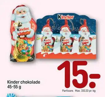 REMA 1000 Kinder chokolade tilbud