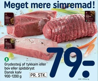 REMA 1000 Grydesteg af tykkam eller bov eller spidsbryst Dansk kalv tilbud