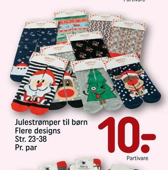 REMA 1000 Julestrømper til børn Flere designs tilbud