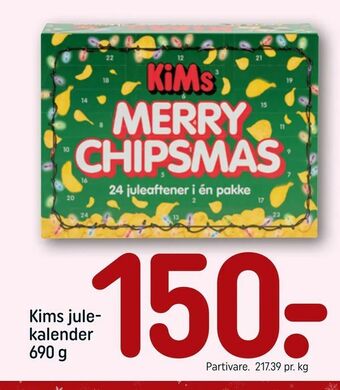 REMA 1000 Kims julekalender tilbud