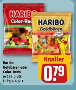 REWE DE HARIBO Goldbären Oder Color-rado tilbud