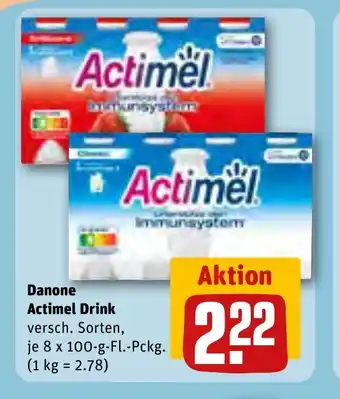 REWE DANONE Actimel Drink tilbud