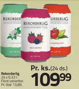 Fleggaard Rekorderlig tilbud
