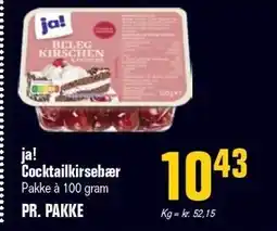 Otto Duborg ja! Cocktailkirsebær tilbud