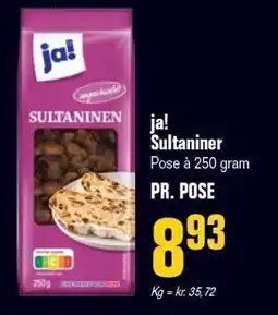 Otto Duborg ja! Sultaniner tilbud