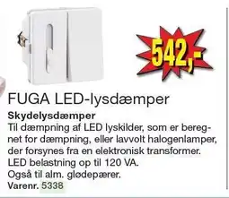 Harald Nyborg FUGA LED-lysdæmper tilbud