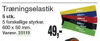 Harald Nyborg Træningselastik 5 stk tilbud