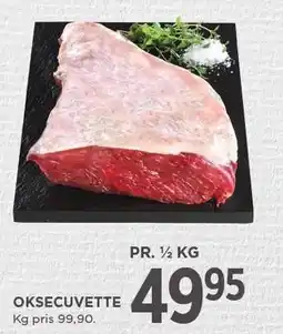 MENY OKSECUVETTE tilbud