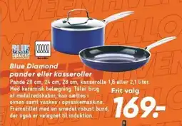 Bilka Blue Diamond pander eller kasseroller tilbud