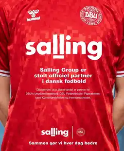 Bilka Salling Group er stolt officiel partner i dansk fodbold tilbud