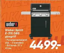 Bilka Weber Spirit E-315 GBS gasgrill tilbud