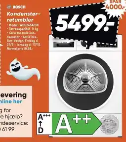 Bilka Bosch Kondenstørretumbler tilbud