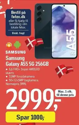 Føtex Samsung Galaxy A55 5G 256GB tilbud