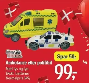 Føtex Ambulance eller politibil tilbud