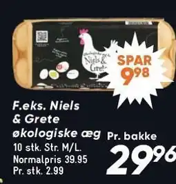 Bilka Niels & Grete økologiske æg tilbud