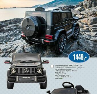 Elbil Mercedes AMG G63 12V