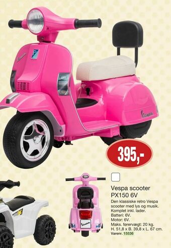 Harald Nyborg Vespa scooter PX150 6V tilbud