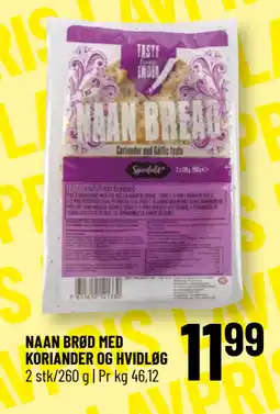 Løvbjerg NAAN BRØD MED KORIANDER OG HVIDLØG tilbud