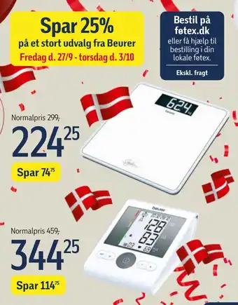 Føtex Spar 25% på et stort udvalg fra Beurer tilbud