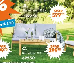 Bilka Zamora loungesofa tilbud