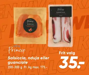 Bilka Salsiccia, nduja eller guanciale tilbud