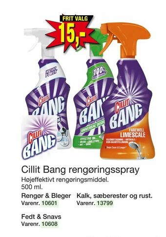 Harald Nyborg Cillit Bang rengøringsspray tilbud