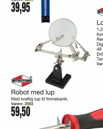Harald Nyborg Robot med lup tilbud