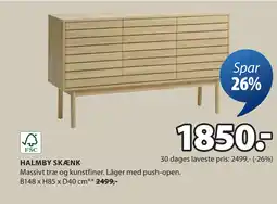 JYSK HALMBY SKÆNK tilbud