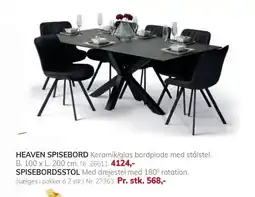 Daells Bolighus HEAVEN SPISEBORD tilbud