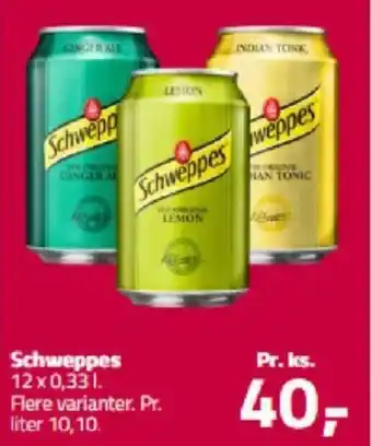 Fleggaard Schweppes tilbud