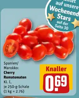 REWE DE Cherry Romatomaten tilbud