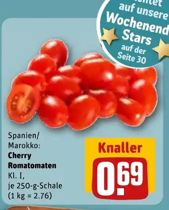 REWE Cherry Romatomaten tilbud