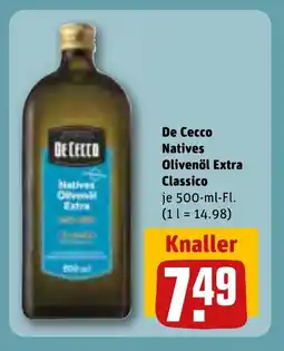 REWE DE DE CECCO Natives Olivenöl Extra Classico tilbud