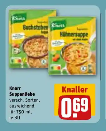 REWE KNORR Suppenliebe tilbud