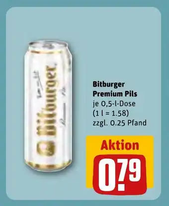 REWE Bitburger Premium Pils tilbud