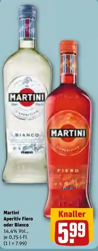 MARTINI Aperitiv Fiero Oder Bianco
