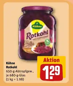 REWE DE KÜHNE Rotkohl tilbud