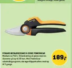 XL-BYG Fiskars Beskærersaks X-serie Powergear tilbud