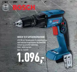 Johannes Fog BOSCH 18 V GIPSSKRUEMASKINE tilbud