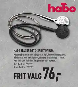 Johannes Fog HABO BRUSERSÆT 3-SPRAY DAHLIA tilbud