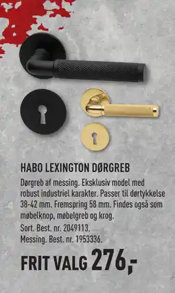 Johannes Fog HABO LEXINGTON DØRGREB tilbud