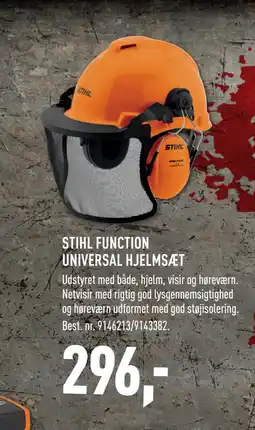 Johannes Fog STIHL FUNCTION UNIVERSAL HJELMSÆT tilbud