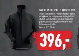 Johannes Fog SNICKERS SOFTSHELL JAKKE M 1205 tilbud