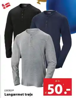 Lidl Langærmet trøje tilbud