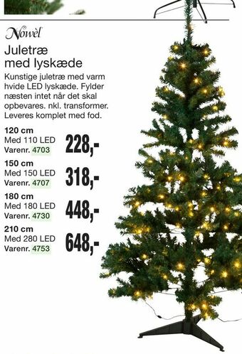 Harald Nyborg Juletræ med lyskæde tilbud