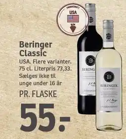 SPAR Beringer Classic tilbud
