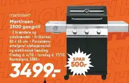 Bilka Martinsen 3500 gasgrill tilbud